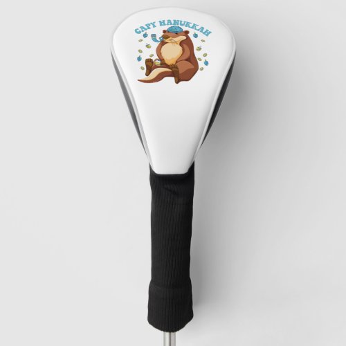 Capy Hanukkah Funny Jewish Capybara Hanukkah Gift Golf Head Cover