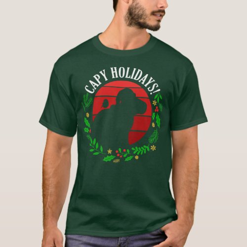 Capy Holidays Christmas Eve T_Shirt