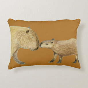 Capybara Accent Pillow