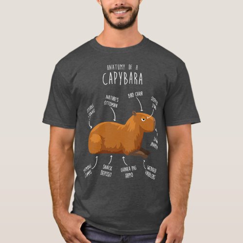 Capybara Anatomy 5 T_Shirt