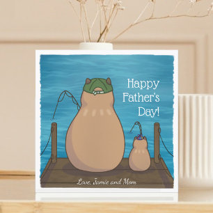 Capybara and Son Personalized Father's Day Card