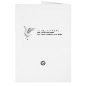 Capybara and Terrapin flying through space drawing Cards (Back)