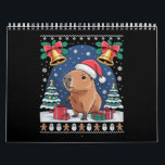 Capybara Animal Lover Xmas Gift Ugly Capybara  Calendar<br><div class="desc">Capybara Animal Lover Xmas Gift Ugly Capybara Christmas</div>