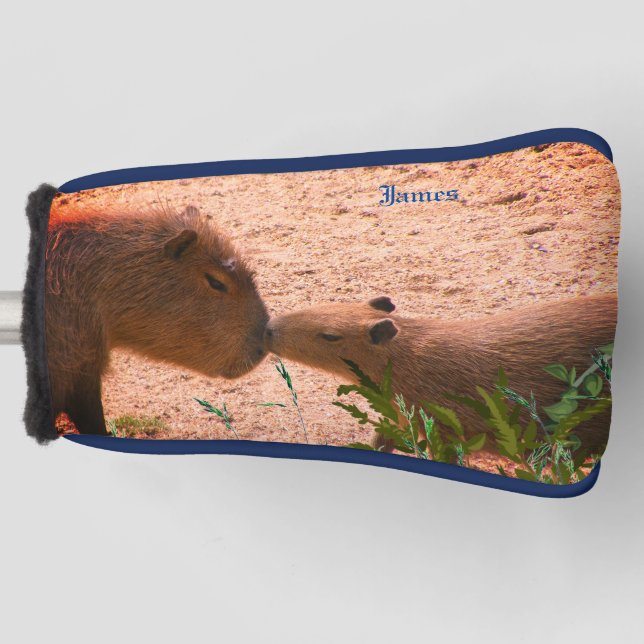Capybara Animal Putter  Golf Head Cover (Front)