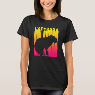 Capybara Animal Retro Costume T-Shirt