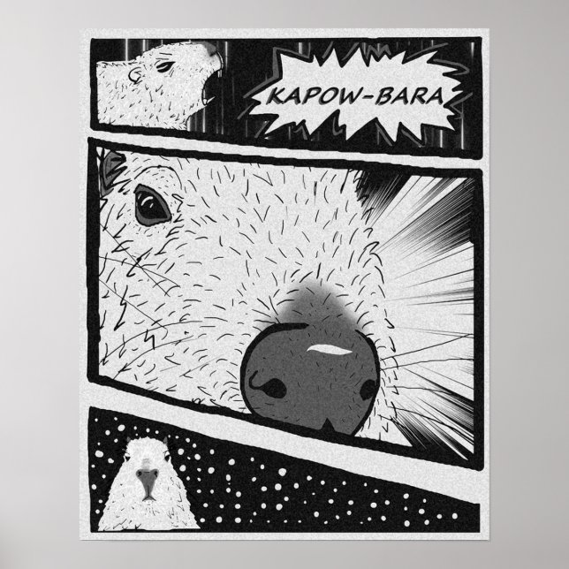Capybara Anime Poster (Front)