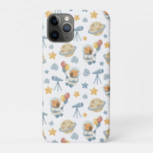 Capybara Astronaut Pattern  iPhone 11 Pro Case