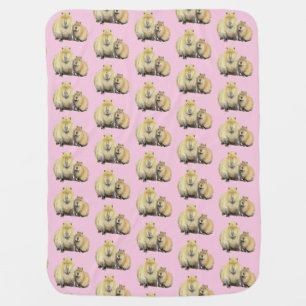 Capybara Baby Blanket