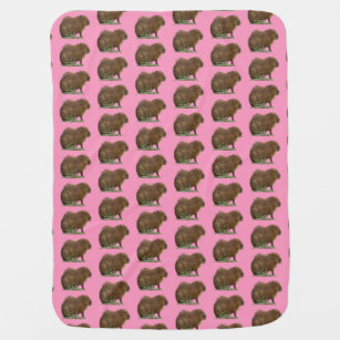 Capybara Baby Blanket