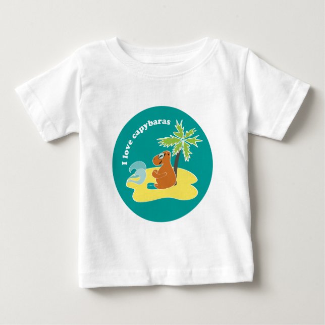Capybara Baby T-Shirt (Front)