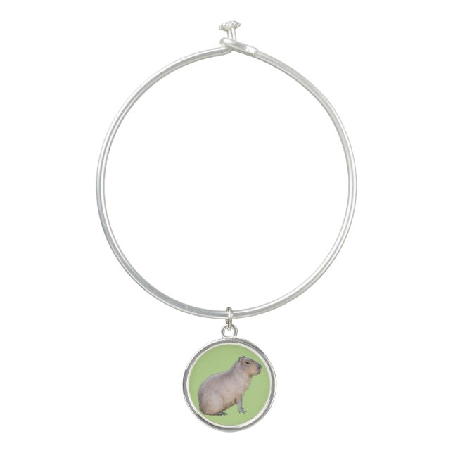 Capybara Bangle Bracelet (Front)