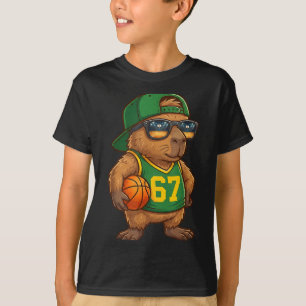 Capybara Basketball 67 Gen Alpha Slang Srts Men Bo T-Shirt