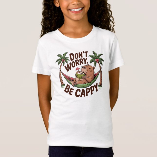 Capybara Be Happy T-Shirt (Front)
