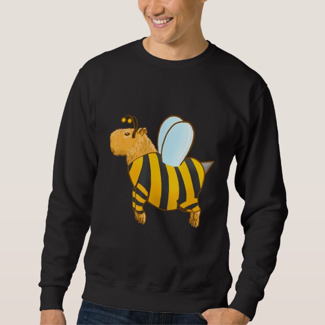 Capybara bee costume sweatshirt (Front)