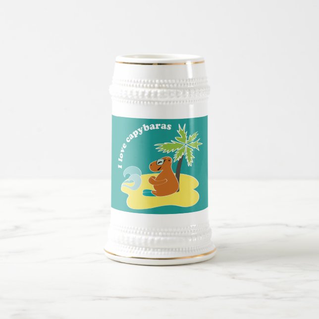 Capybara Beer Stein (Center)