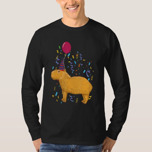 Capybara Birthday T-Shirt (Front)