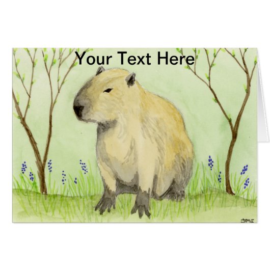 Capybara Blues Cards (Front Horizontal)
