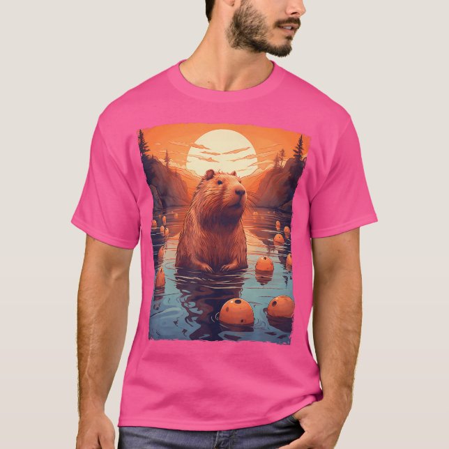 Capybara Bowling T-Shirt (Front)