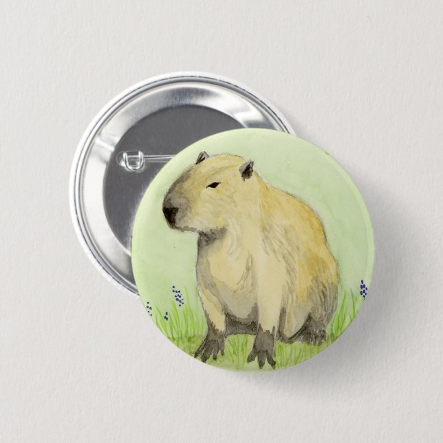 Capybara Button (Front & Back)