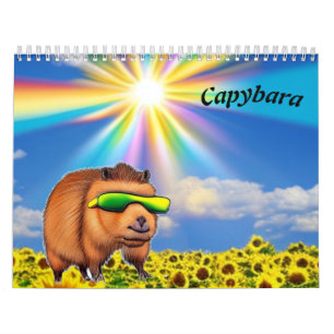 Capybara calendar