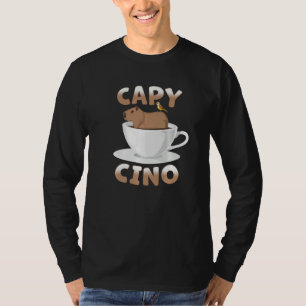 Capybara Cappuccino Cute Capy Cino Cup Coffee Mug T-Shirt