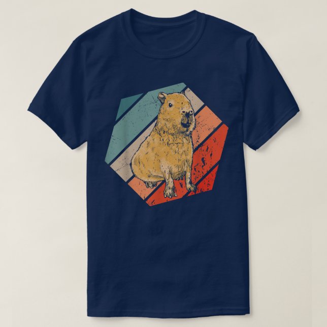 Capybara Capybara Guinea Pig T-Shirt (Design Front)