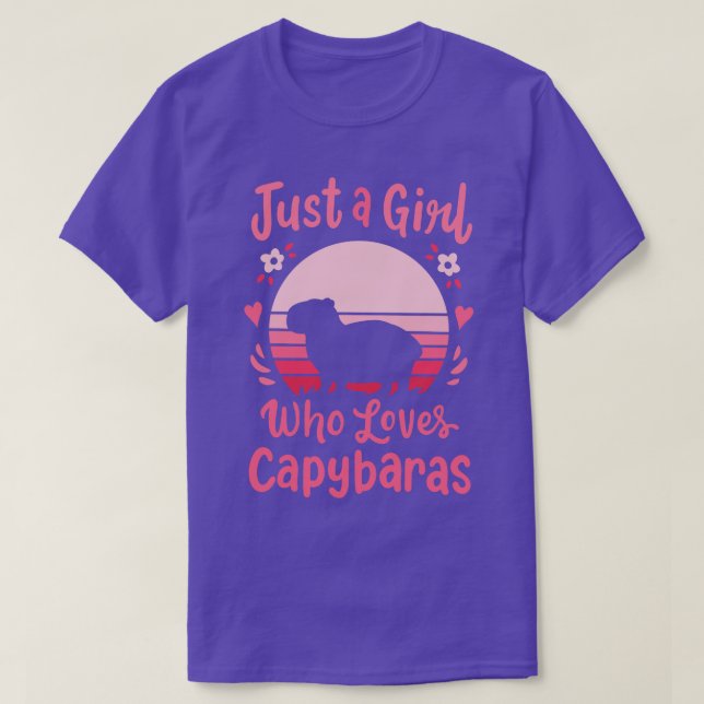 Capybara Capybara Lover T-Shirt (Design Front)