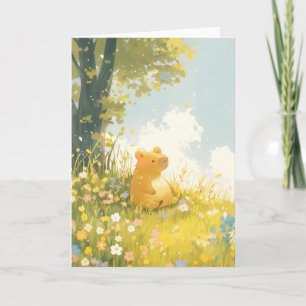 Capybara Chill Spot Card