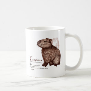 capybara - chocolate coffee mug