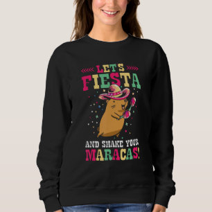 Capybara Cinco de Mayo Sombrero Mariachi Fiesta Me Sweatshirt