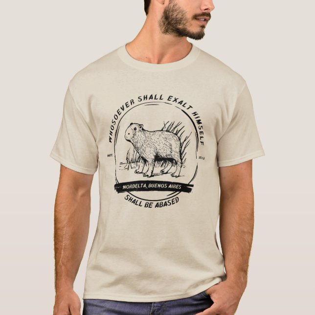 Capybara Class Warriors T-Shirt (Front)