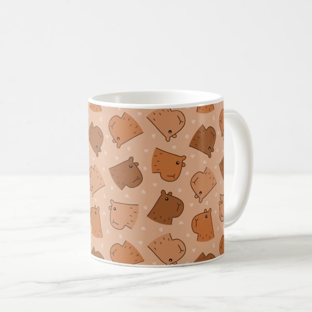 Capybara Coffee Mug (Front Right)