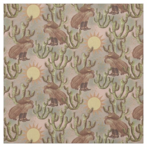 Capybara Cowboy Jane- whimsical wildlife Fabric