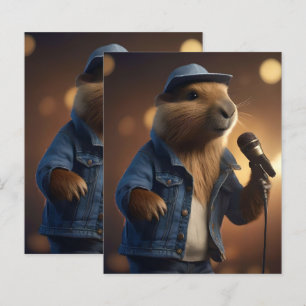 "Capybara Cowboy: Serenading the Wild West"