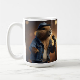 "Capybara Cowboy: Serenading the Wild West" Coffee Mug