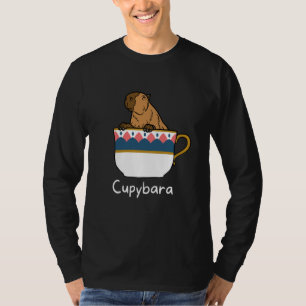 Capybara Cupybara Teacup Animal T-Shirt