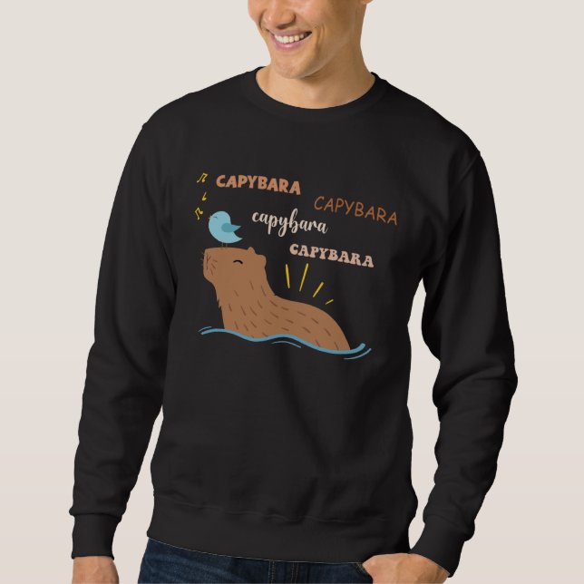 Capybara    Cute Capybara Sweatshirt (Front)