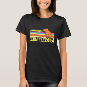Capybara Cute Capybaras Rodent Animal Capybara T-Shirt