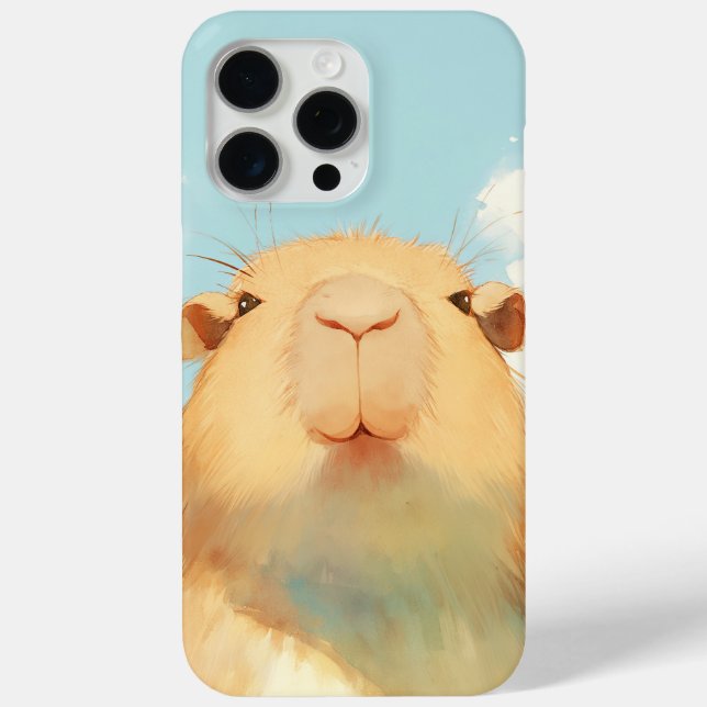 Capybara Cute Face Case-Mate iPhone Case (Back)