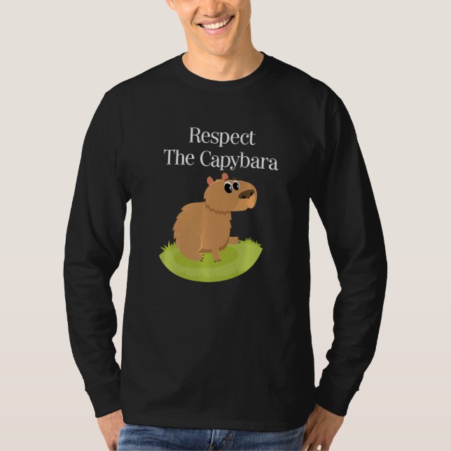 Capybara  Cute Pet Animal Rodent Mammal Wildlife   T-Shirt (Front)
