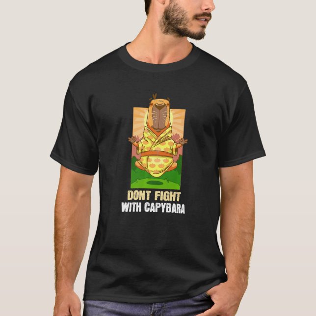 Capybara  Cute Pet Animal Rodent Mammal Wildlife   T-Shirt (Front)
