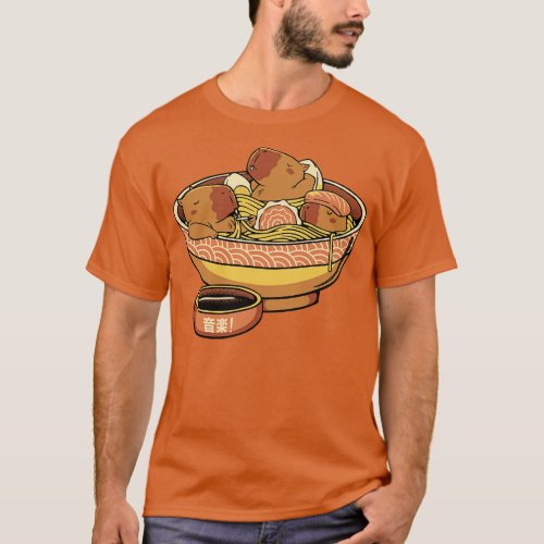 Capybara Cute Ramen by Tobe Fonseca T_Shirt