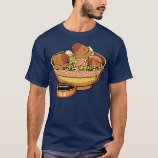 Capybara Cute Ramen by Tobe Fonseca T-Shirt