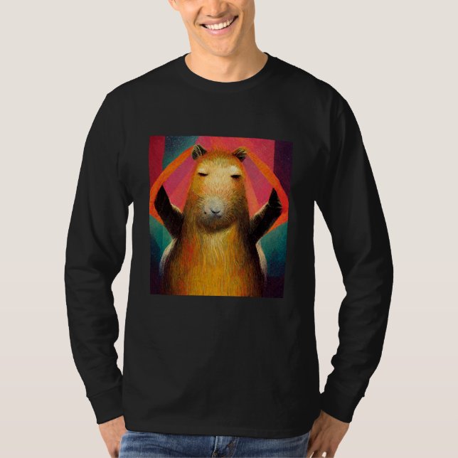 Capybara Dancing Capibara Dance Dancer T-Shirt (Front)
