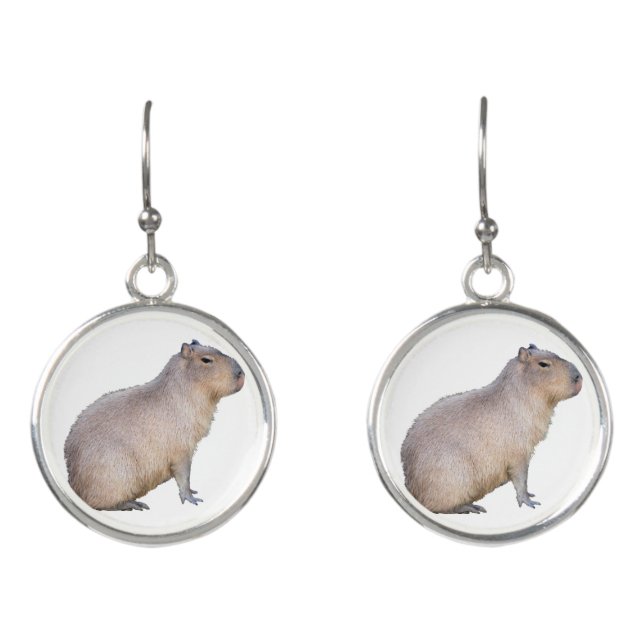Capybara Earrings (Front)