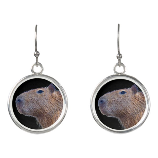 Capybara Earrings (Front)