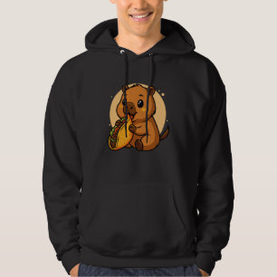 Capybara Eating Taco Mexican Capybara Kawaii Anime Hoodie