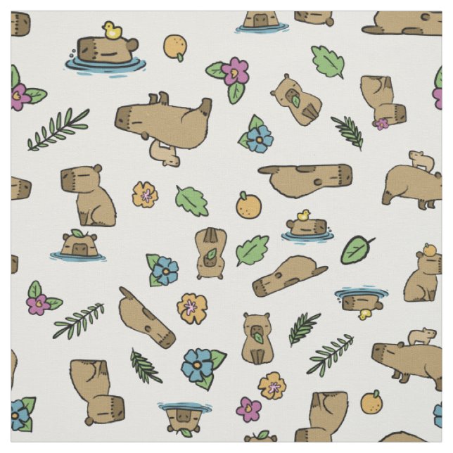 Capybara Fabric (Swatch)