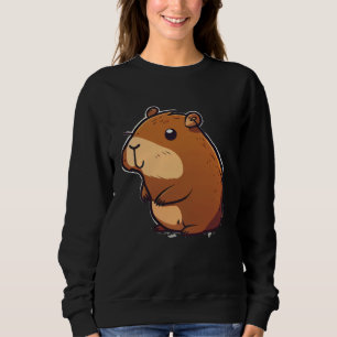 Capybara Fan Club and Cute Capybara Kids Sweatshirt