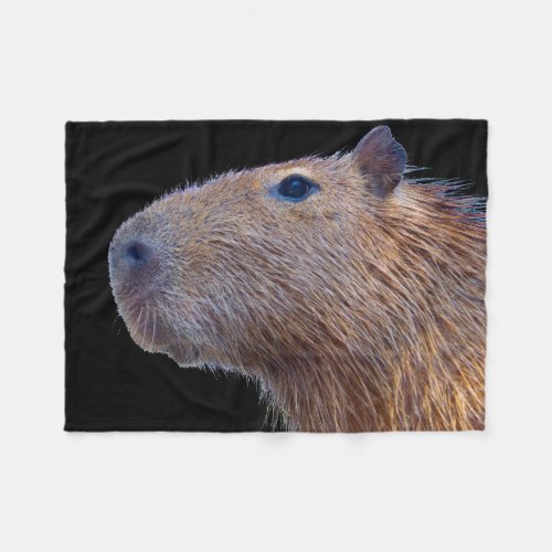 Capybara Fleece Blanket